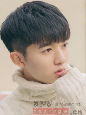 阳光清新的校园男生发型干净气质令人窒息