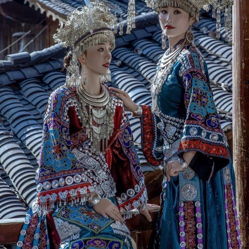 少数民族个人艺术照服饰贵州苗族刺绣服旅拍盛装(7天内发货)【3天内