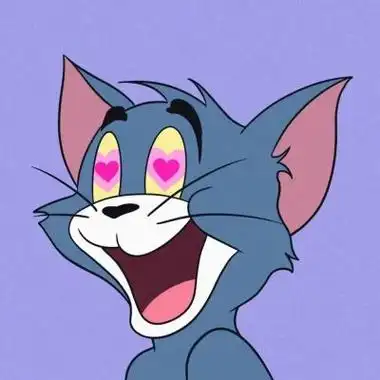 很萌又俏皮一对可爱卡通情侣头像