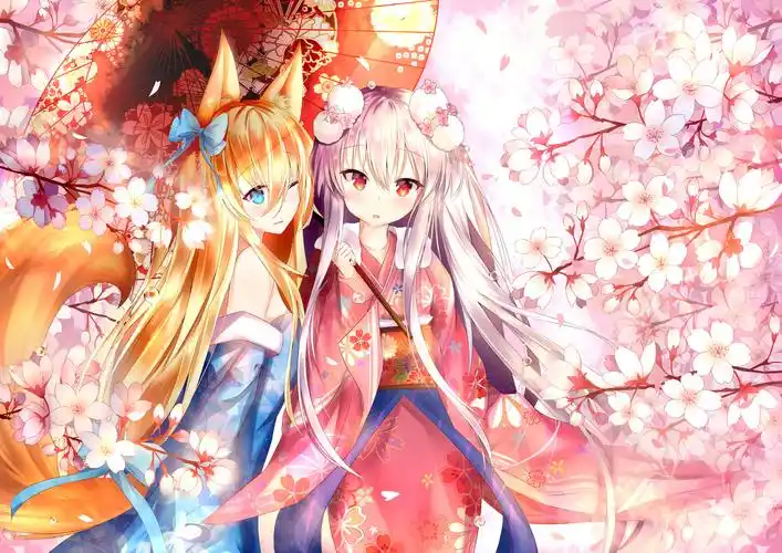 动漫图片:动漫姊妹日本和服,单纯的觉得好看10p