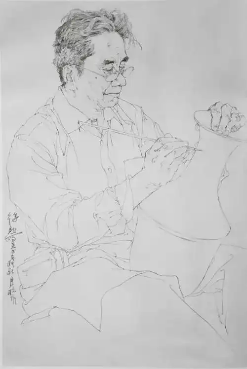 《徐默线描人物写生