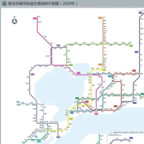 2020年的青岛地铁规划图