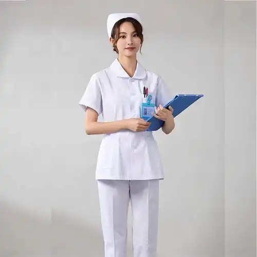 短款短袖长袖冬季护士服女款套装分体式医院养老院护工护理工作服
