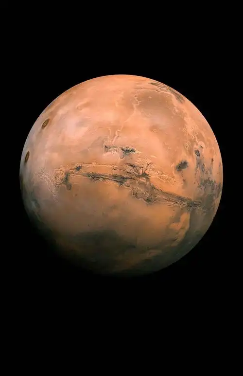 2021年5月15日,中国首次火星探测任务天问一号探测器在火星乌托邦平原