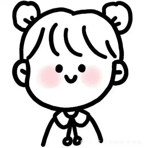 小女孩漫画头像简笔画教程