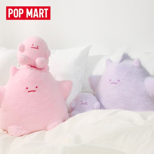 popmart泡泡玛特yuki夜光毛绒白色公仔女生礼物潮流潮玩盲盒