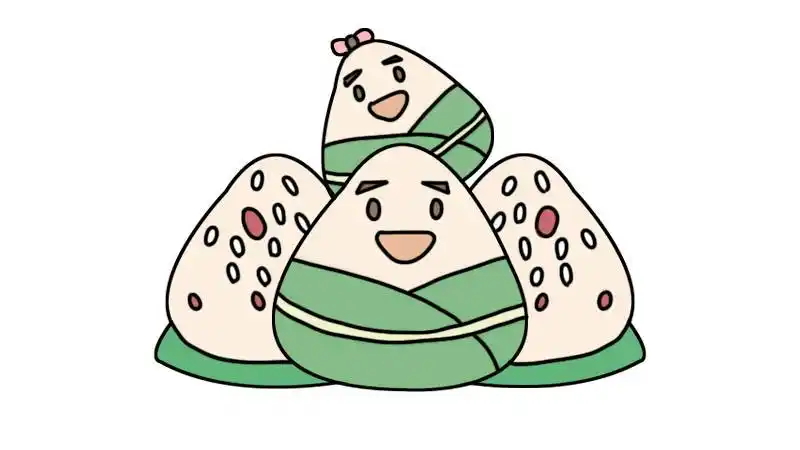 粽子简笔画怎么画粽子简笔画画法