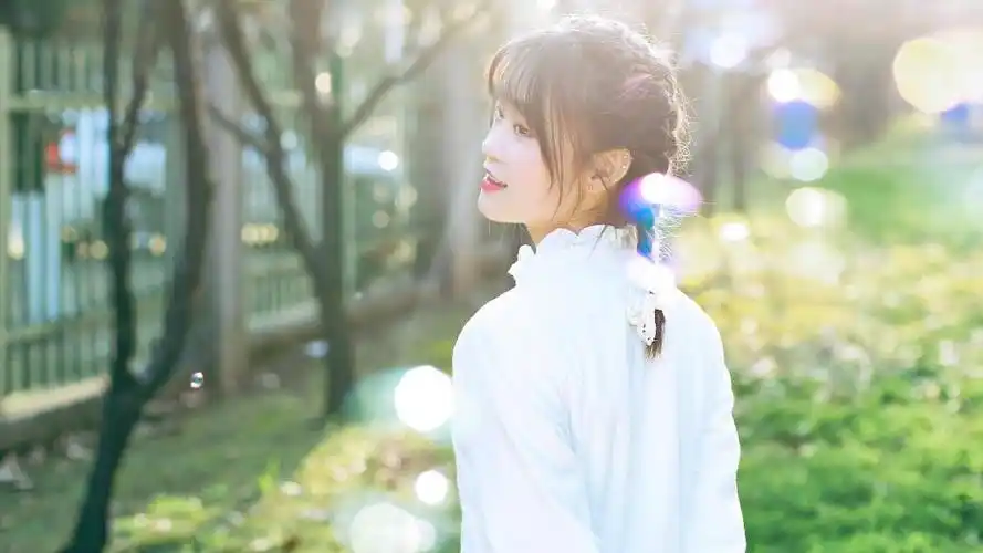 小姐姐清新梦幻写真,高清壁纸图片,可爱美女-回车桌面