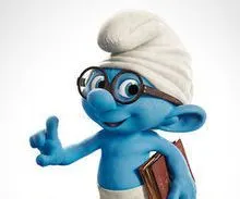 聪聪 聪聪人如其名,是蓝精灵中的小学者.