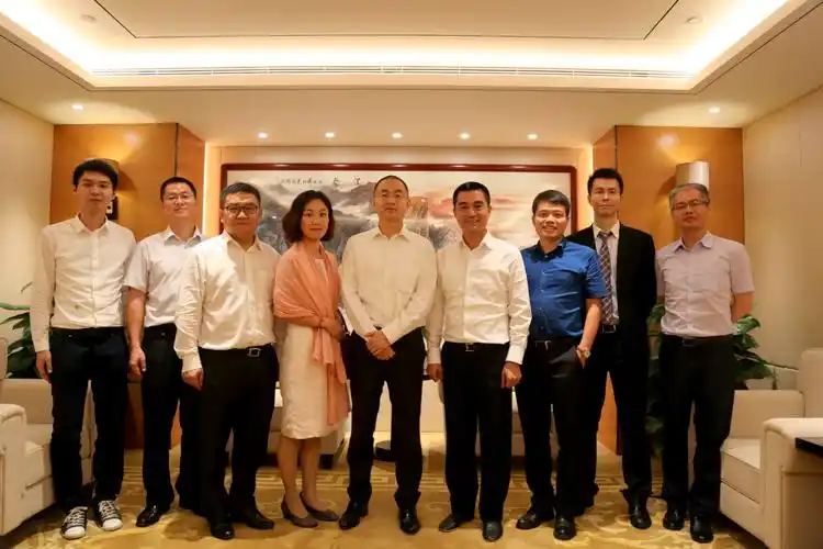 到访广田,受到了广田控股集团董事长叶远西,广田集团总裁晏绪飞及高管