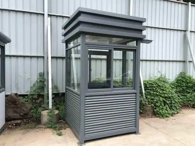 不锈钢岗亭小区保安亭收费亭厂家可定制款式