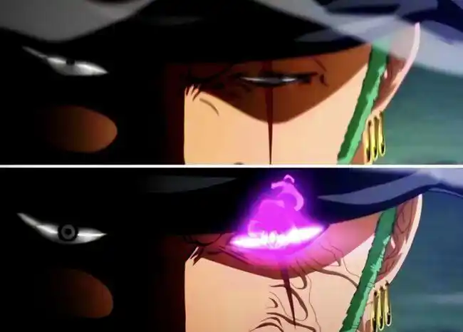 等着索隆开眼的人别想了尾田早在20年前就公布索隆独眼的消息