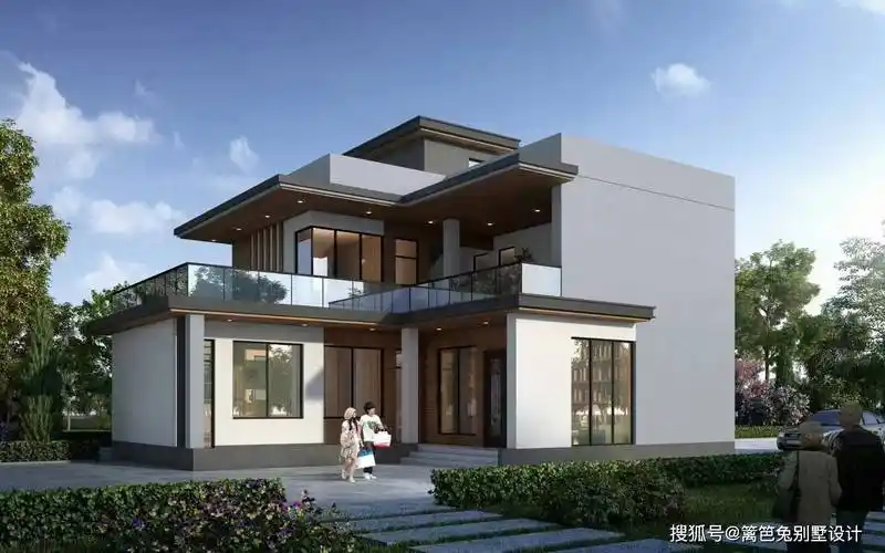 27款国外最受欢迎的自建房别墅外观效果图图片大全