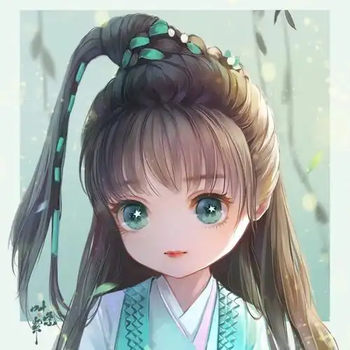 古风可爱俏皮头像橙池未蓝crystal