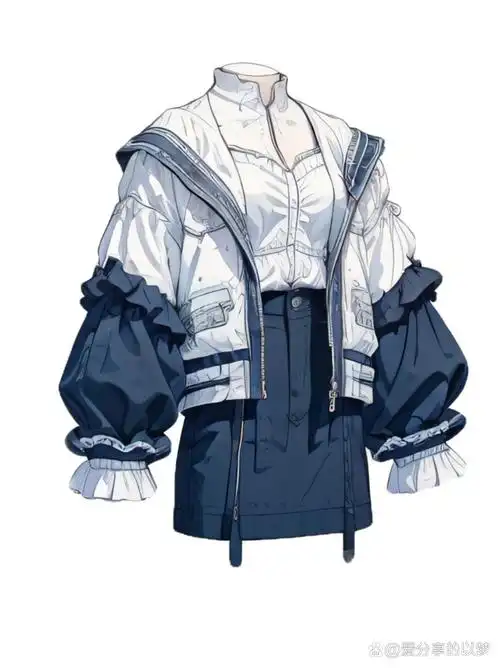 这款夹克外套采用时尚的立领设计,展现出一种硬朗而又不失时尚感的
