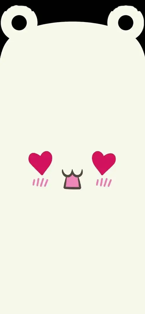 个性遮刘海屏耳朵壁纸