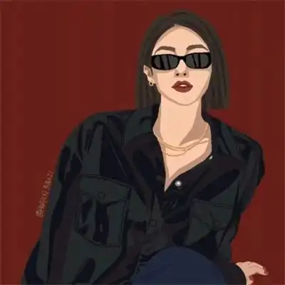 潮酷女生嘻哈动漫头像个性酷酷潮流女头像