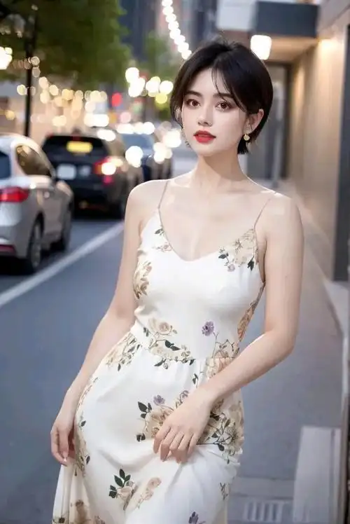 萱萱是一名可爱的小姐姐,她爱好时尚,喜欢穿连衣裙.