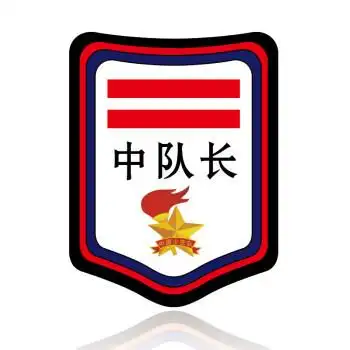 少先队标志 中小队长两道杠一道杠大队委班干部袖章臂章标志三道杠 中