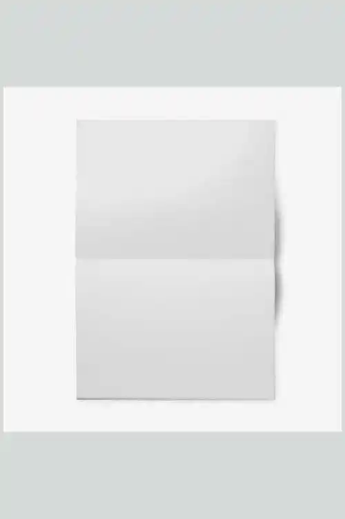 a4纸报纸纸张白底样机