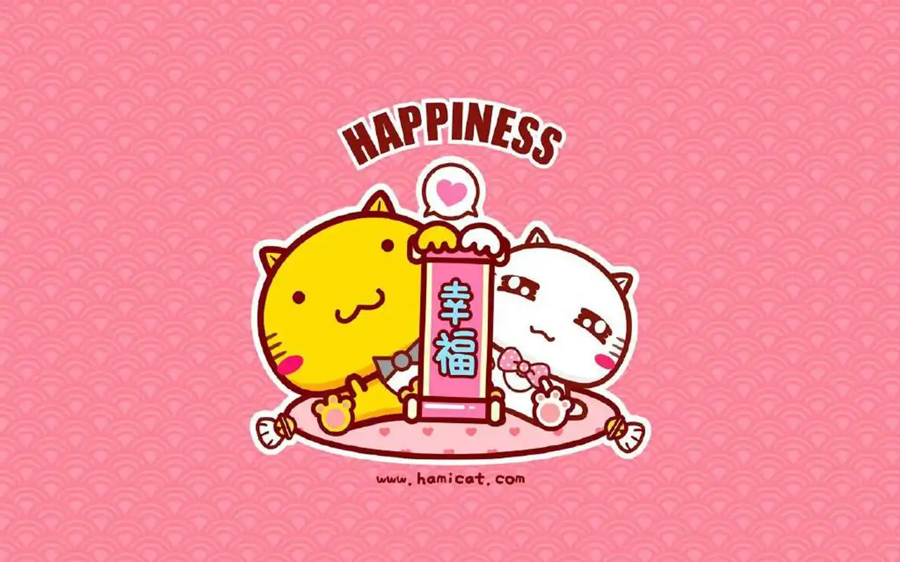 哈咪猫招财猫卡通图片桌面壁纸高清大图预览1920x1200_卡通动漫下载