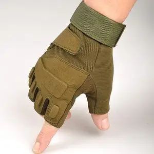 07武警半指手套军迷四季搏击战术训练防滑登山露指全指青少年运动