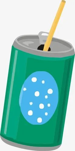 卡通易拉罐矢量图下载