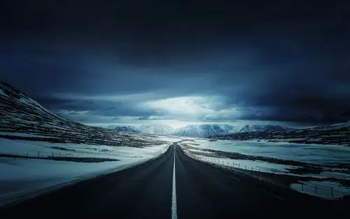 on icelands ring road - mac壁纸