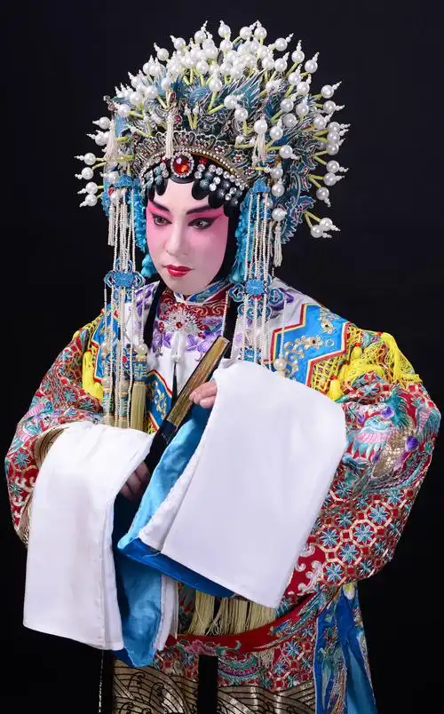 我的京剧照高清大图--京剧旦角化妆--京剧旦角带妆