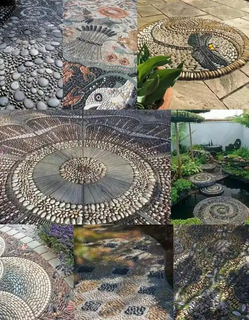 🌸庭院鹅卵石铺装指南💎