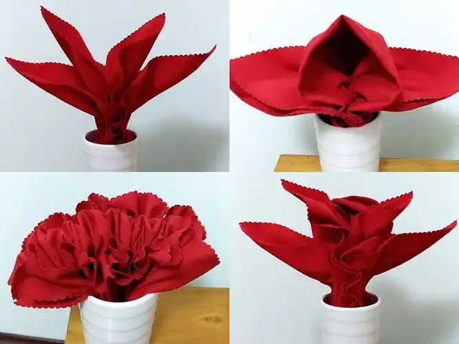餐巾折花