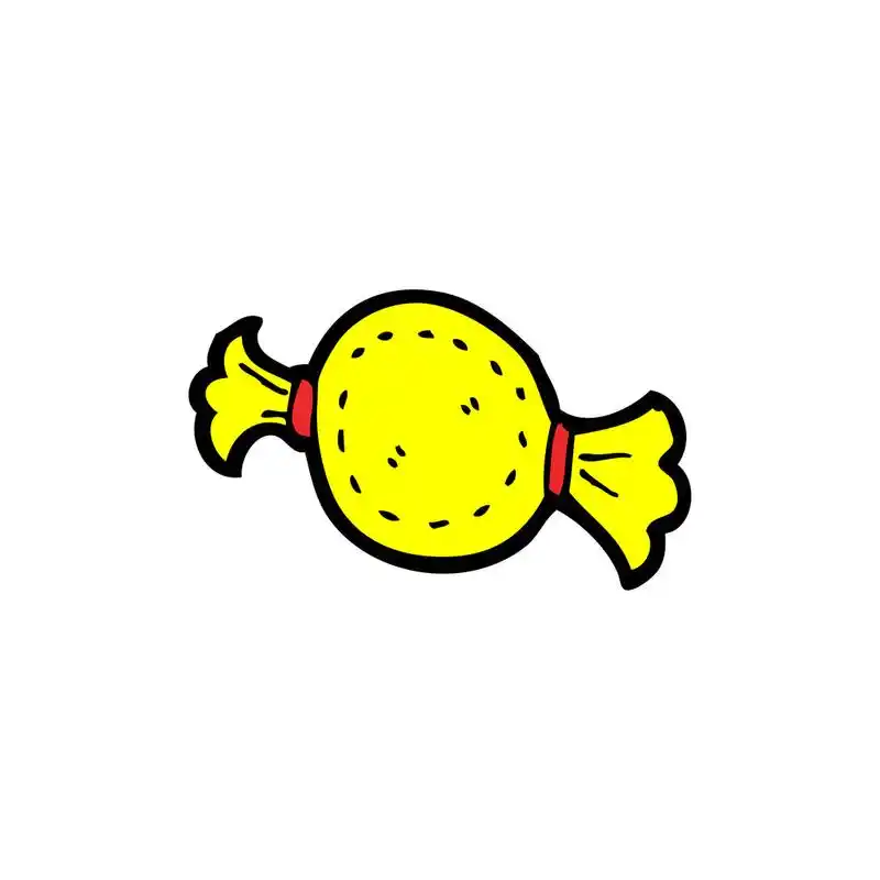 糖果,矢量,在白色背景上的卡通糖果