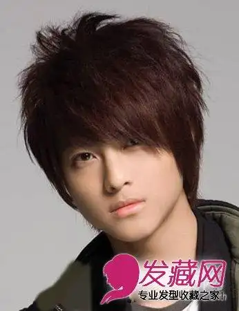 开学季巧克力色发型男女发型效果图3