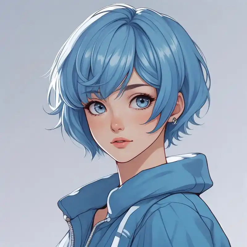 97蓝色系头像,温柔清新治愈97