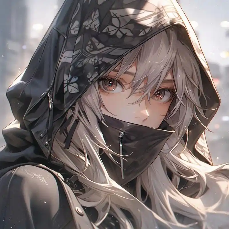 超酷的口罩小姐姐#好看有效的口罩# #动漫女生头像# #超酷头像