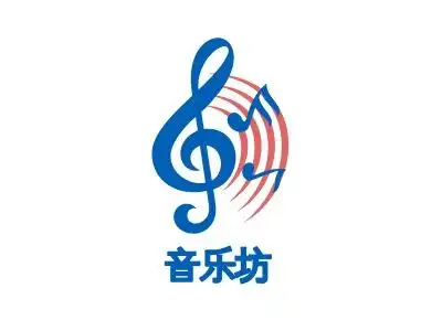 音乐坊logo标志设计