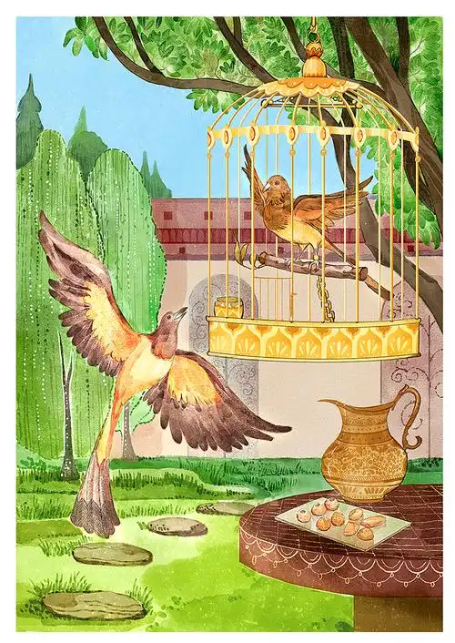 泰戈尔诗集插图|插画|儿童插画|猴猴努力画_原创作品-站酷zcool