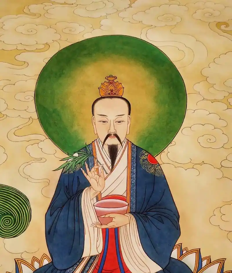 救苦天尊#国画 #道家文化 #工笔 #广结善缘 #国风古韵 - 抖音