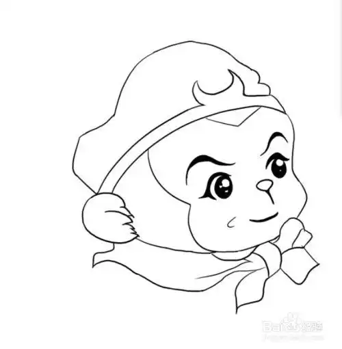 简笔画:美猴王怎么画