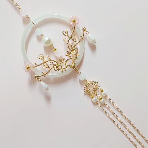 禁步成品古风汉服压裙坠配饰腰佩古风饰品吊坠腰间流苏挂件压襟仙鹤