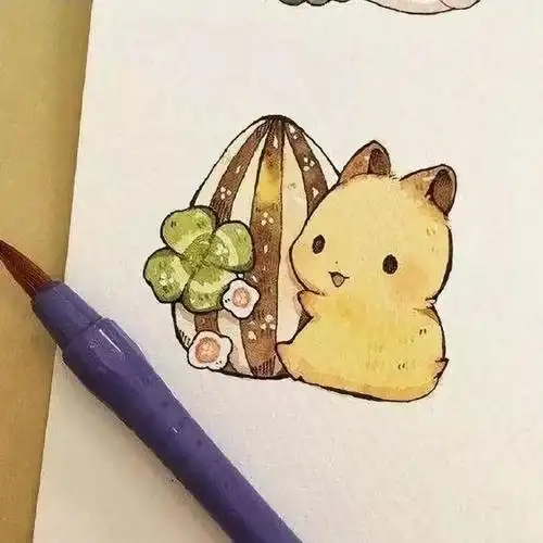 超级萌宠可爱简笔画