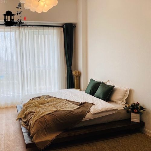 虞萌馨迪实木日式榻榻米矮床酒店民宿阁楼卧室1.5米1.8米原木拼接双人