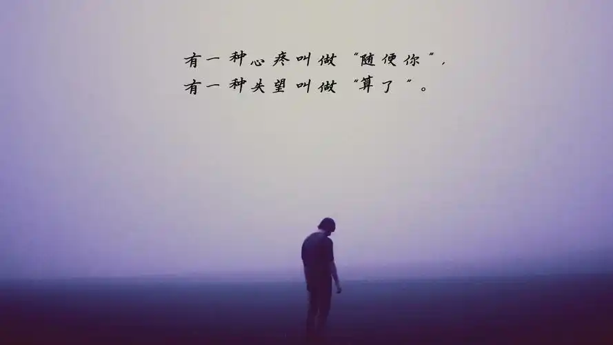 相关标签对一个人很失望的说说句子图片上一图集:唯美爱情粤语歌配图