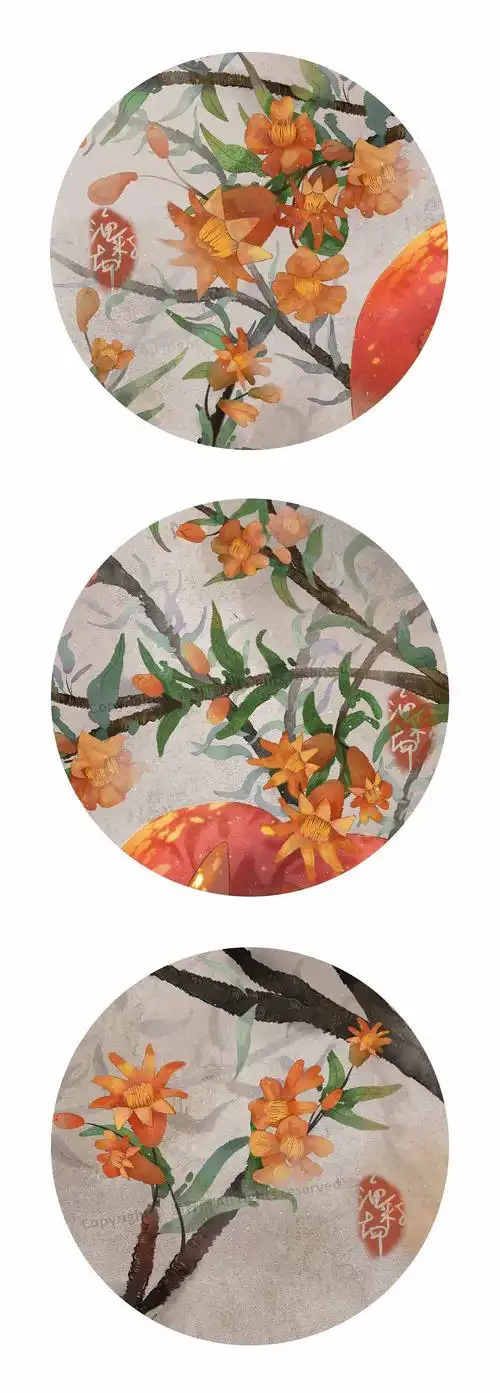 花卉系列-石榴花