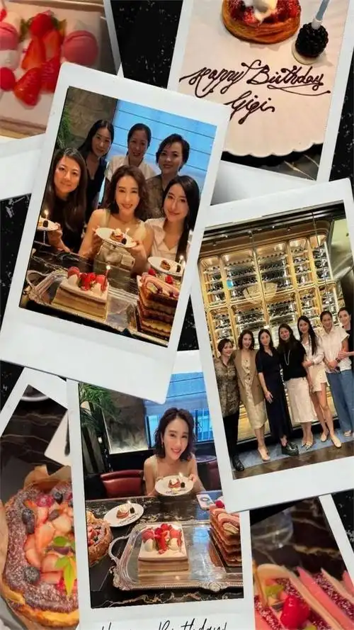 李嘉欣黎姿庆生破不和,百亿名媛助阵,嗨唱生日歌甜蜜合体