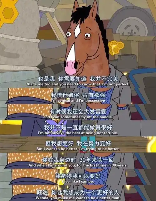 74 台词截图拼接|美国动画|马男波杰克( bojack horseman )