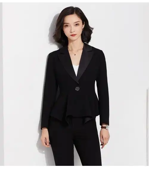 小西服女轻熟外套西装外套女休闲职业装2020冬气质修身ol小西服上衣