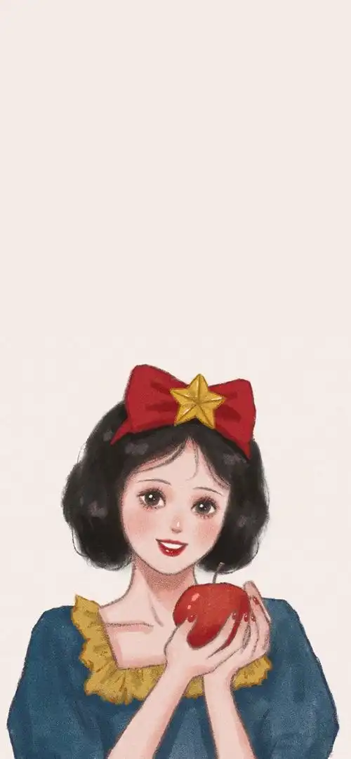 迪士尼公主圣诞妆手机壁纸