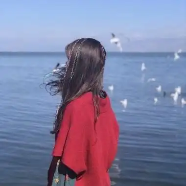 美女头像微信真实背影