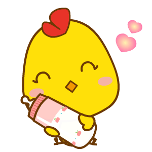 小鸡奶瓶喜欢开心gif动图_动态图_表情包下载_soogif